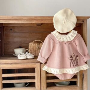 2 Piece Vintage Set -Wool Cotton Blend