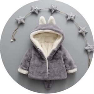 Winter Wonderland Baby Jacket- Grey